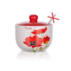 Banquet Red Poppy cukřenka, 400 ml - Nekompletní