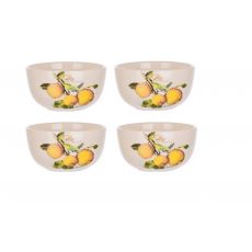 Sada 4 ks keramických misek Banquet Lemon 12,5 cm - 2.jakost